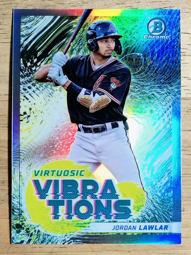 2022 Bowman Chrome Virtuosic Vibrations #VV16 Jordan Lawlar