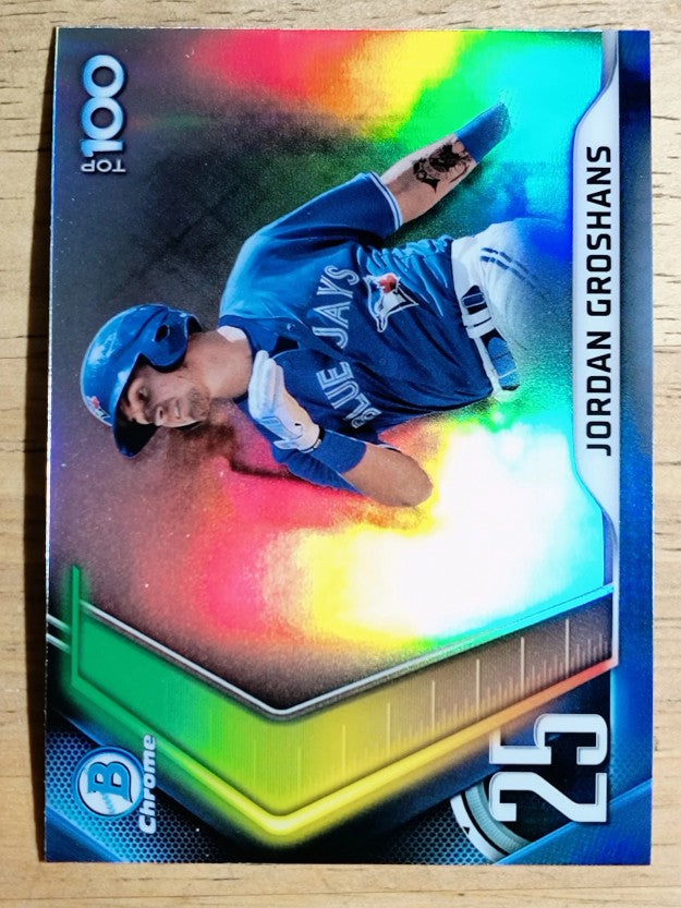 2022 Bowman Chrome Scouts Top 100 #BTP25 Jordan Groshans