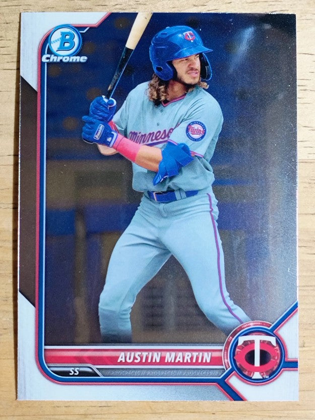 2022 Bowman Chrome Prospects #BCP139 Austin Martin