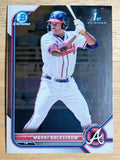 2022 Bowman Chrome Prospects #BCP121 Mahki Backstrom