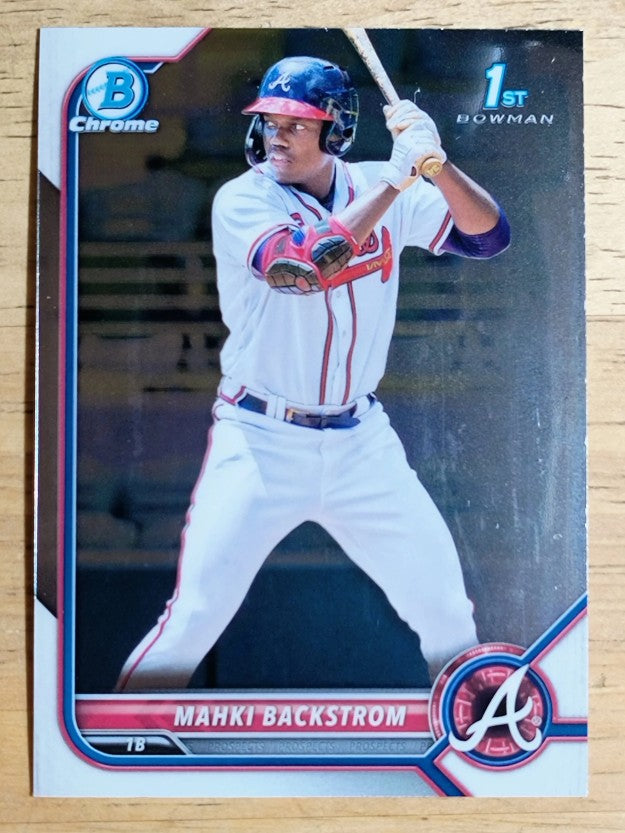 2022 Bowman Chrome Prospects #BCP121 Mahki Backstrom