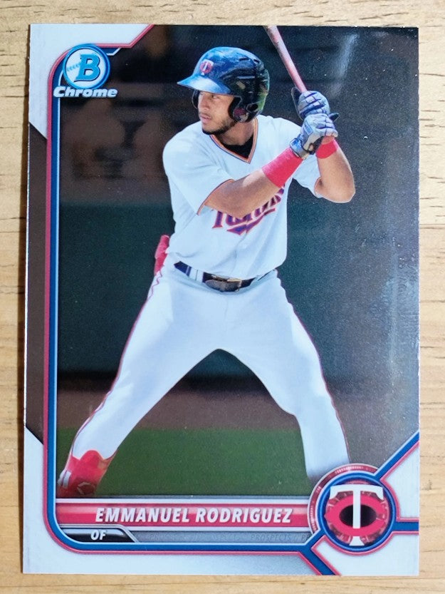 2022 Bowman Chrome Prospects #BCP117 Emmanuel Rodriguez