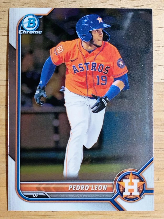 2022 Bowman Chrome Prospects #BCP115 Pedro Leon