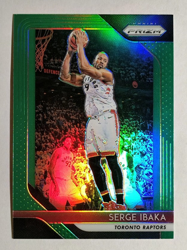 2018-19 Panini Prizm Prizms Green #73 Serge Ibaka