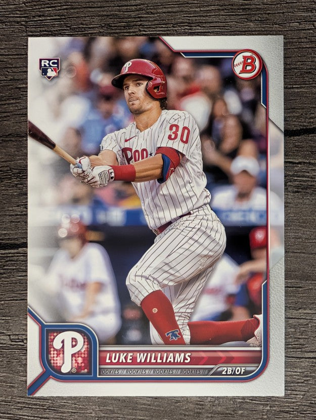 2022 Bowman #11 Luke Williams RC