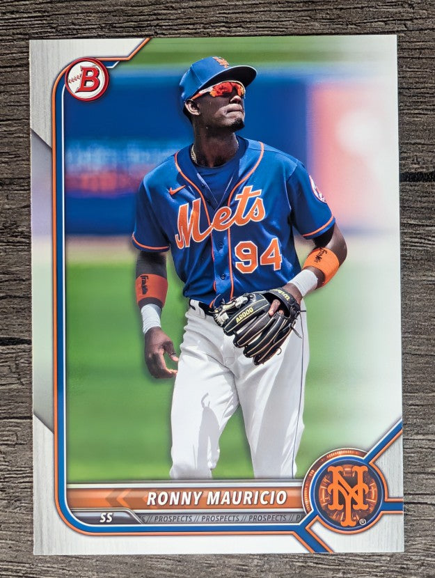 2022 Bowman Prospects #BP16 Ronny Mauricio