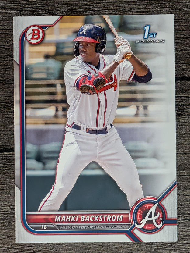 2022 Bowman Prospects #BP121 Mahki Backstrom