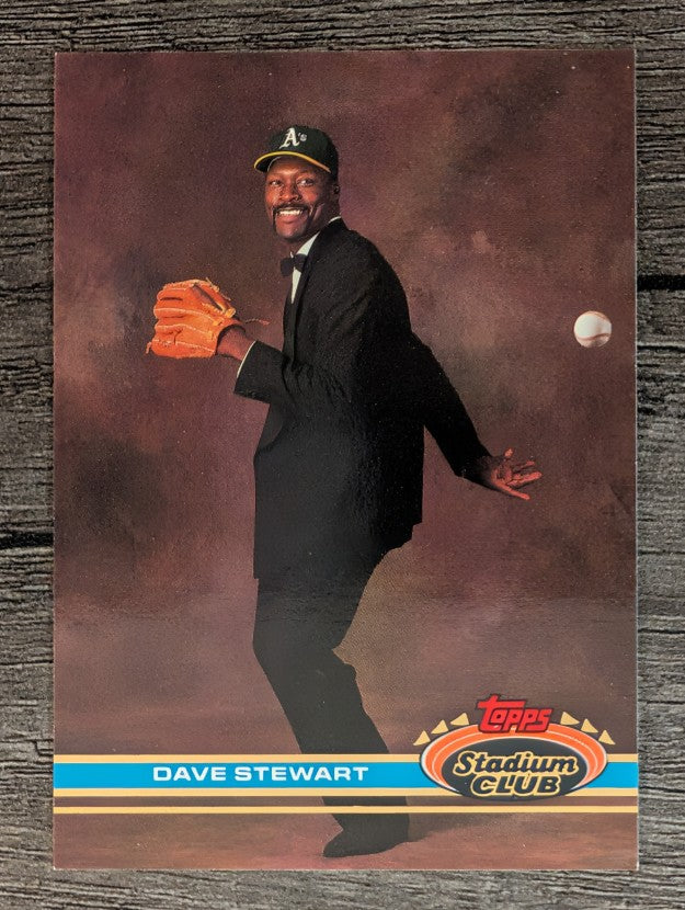 1991 Stadium Club #1 Dave Stewart Tuxedo