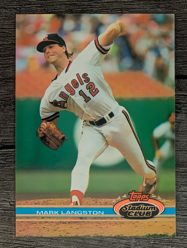 1991 Stadium Club #27 Mark Langston