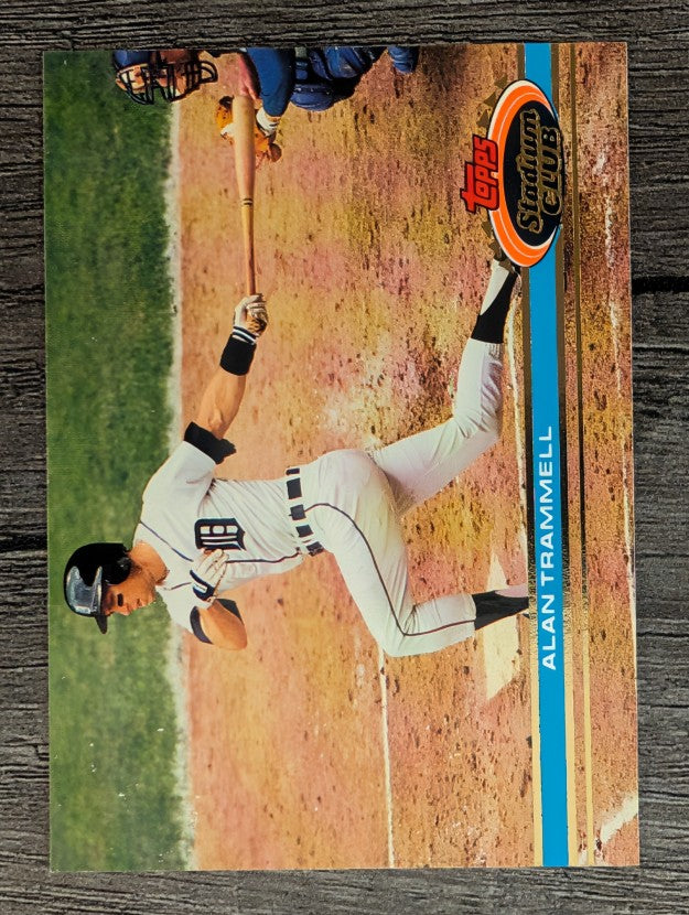 1991 Stadium Club #63 Alan Trammell