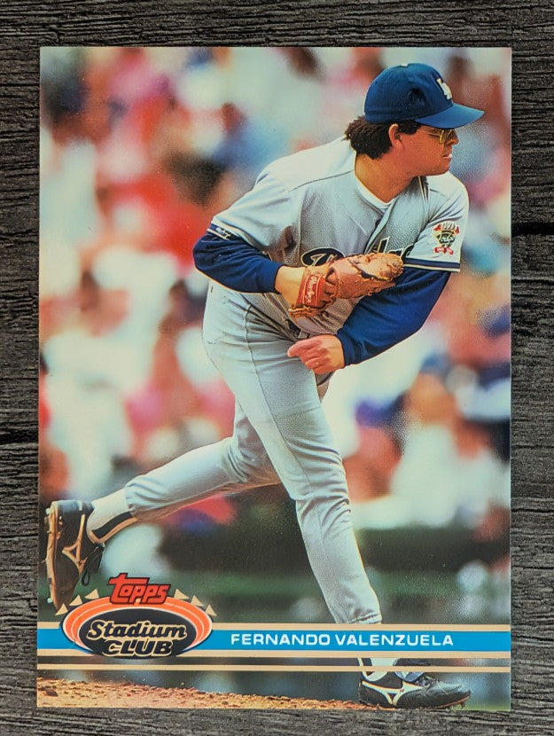 1991 Stadium Club #90 Fernando Valenzuela