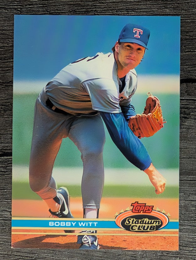 1991 Stadium Club #96 Bobby Witt