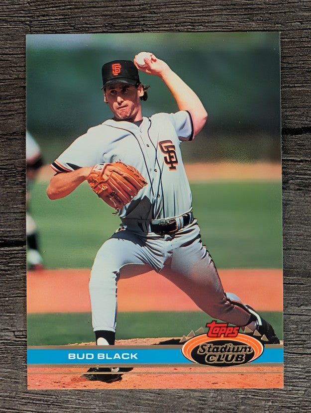 1991 Stadium Club #302 Bud Black