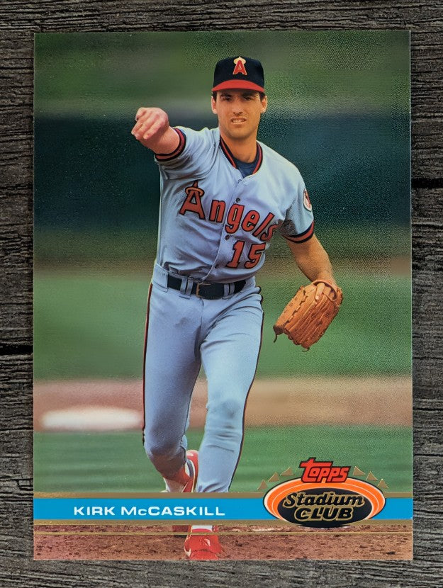 1991 Stadium Club #313 Kirk McCaskill