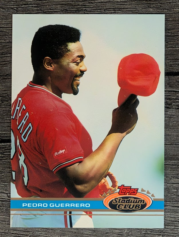 1991 Stadium Club #314 Pedro Guerrero