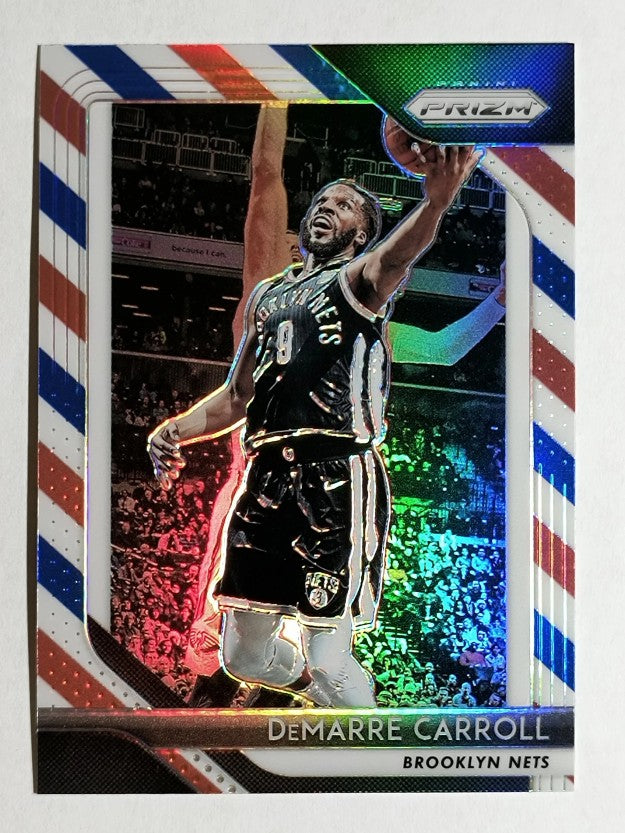 2018-19 Panini Prizm Prizms Red White and Blue #218 DeMarre Carroll