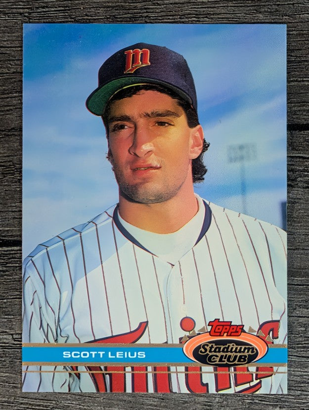 1991 Stadium Club #338 Scott Leius