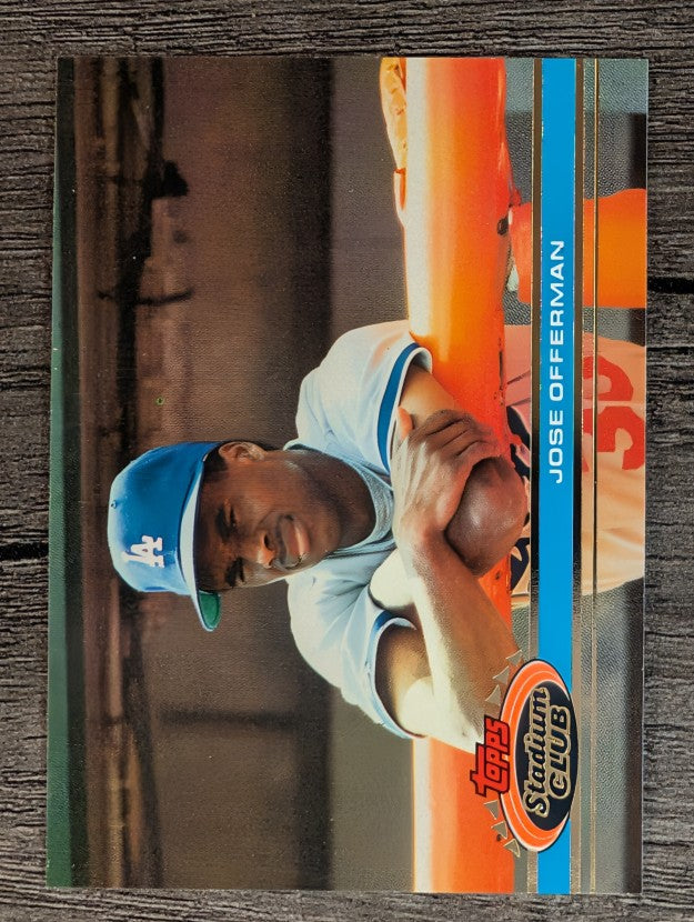 1991 Stadium Club #340 Jose Offerman
