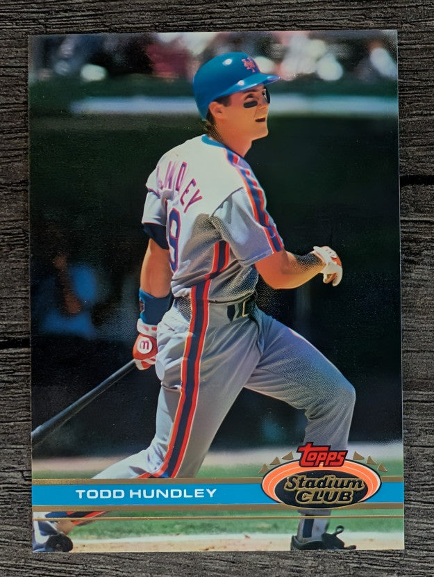 1991 Stadium Club #349 Todd Hundley