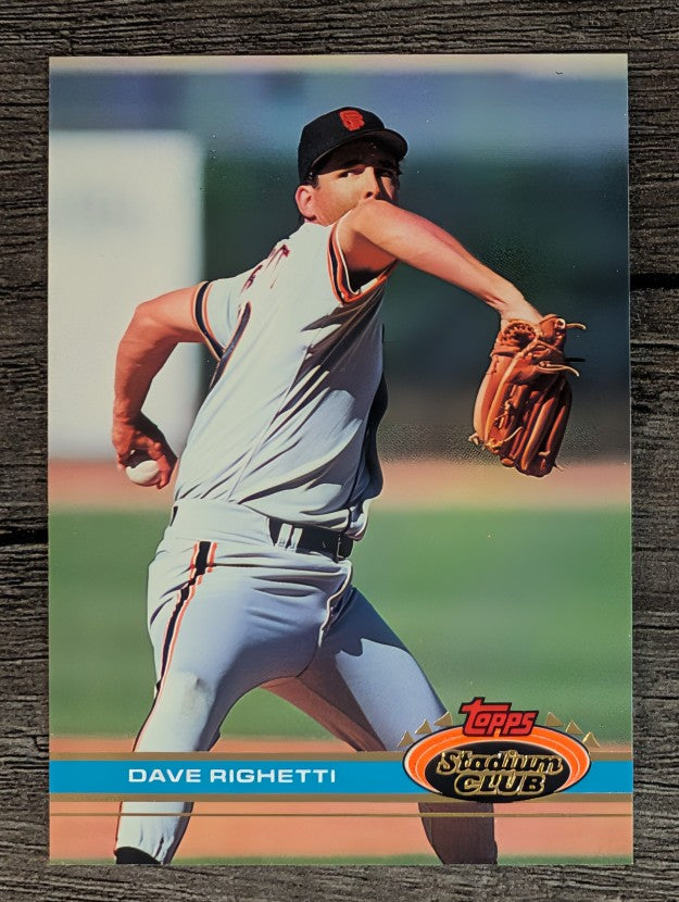 1991 Stadium Club #356 Dave Righetti