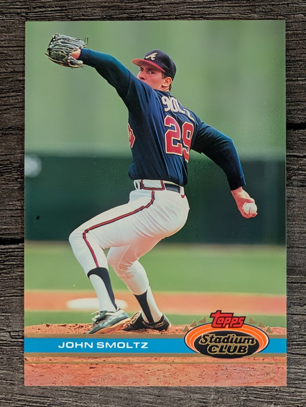 1991 Stadium Club #365 John Smoltz