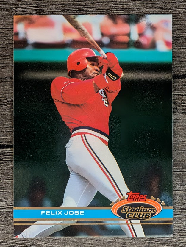 1991 Stadium Club #366 Felix Jose