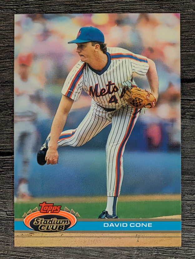 1991 Stadium Club #367 David Cone