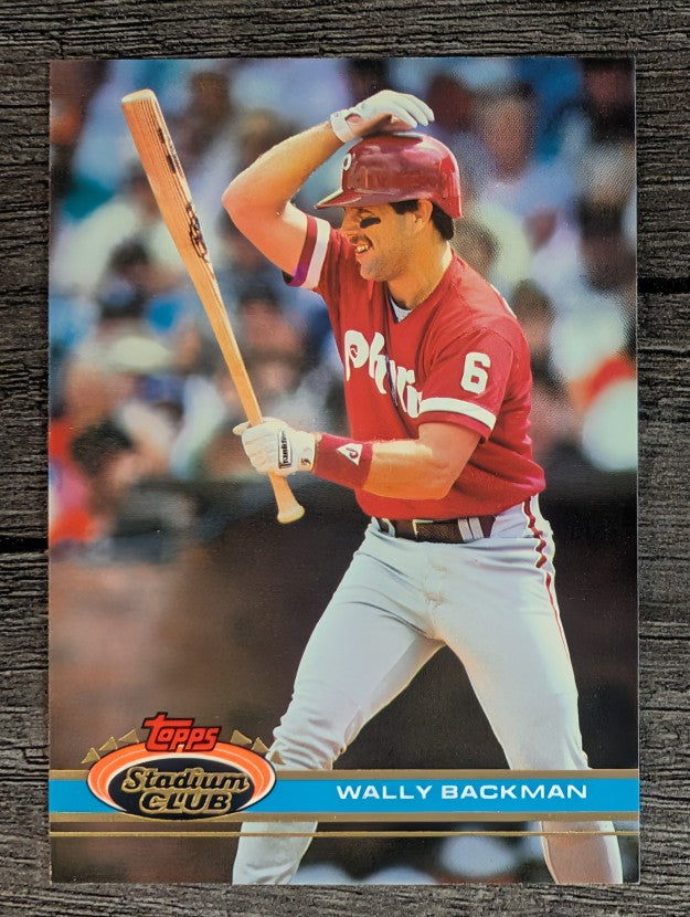 1991 Stadium Club #368 Wally Backman