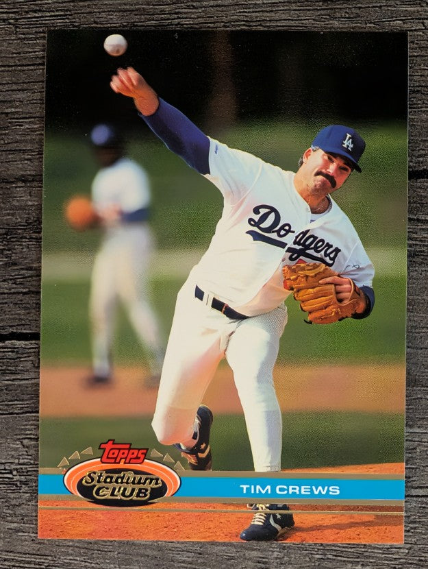 1991 Stadium Club #375 Tim Crews