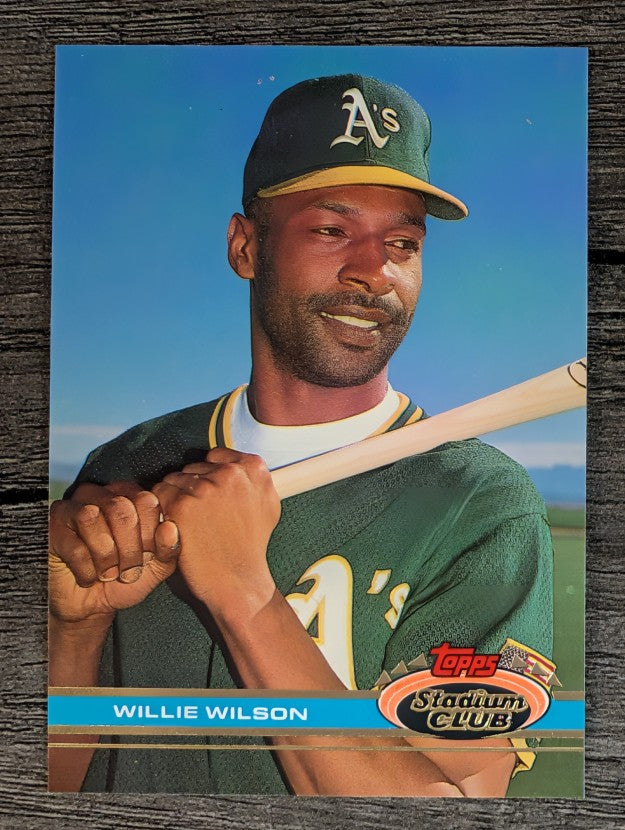 1991 Stadium Club #378 Willie Wilson