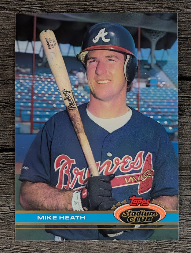 1991 Stadium Club #393 Mike Heath