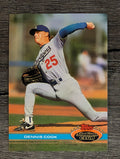 1991 Stadium Club #411 Dennis Cook