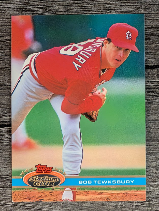 1991 Stadium Club #417 Bob Tewksbury