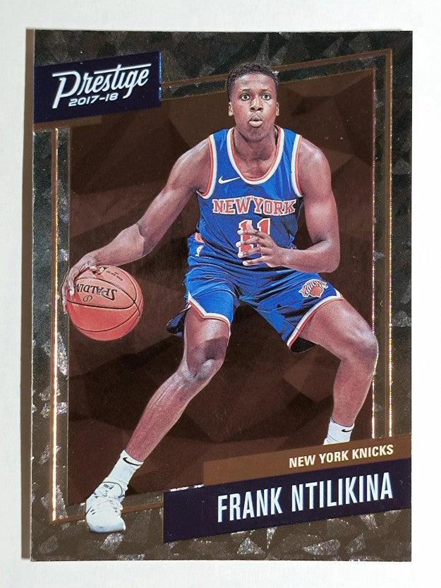 2017-18 Prestige Micro Etch Rookies #8 Frank Ntilikina