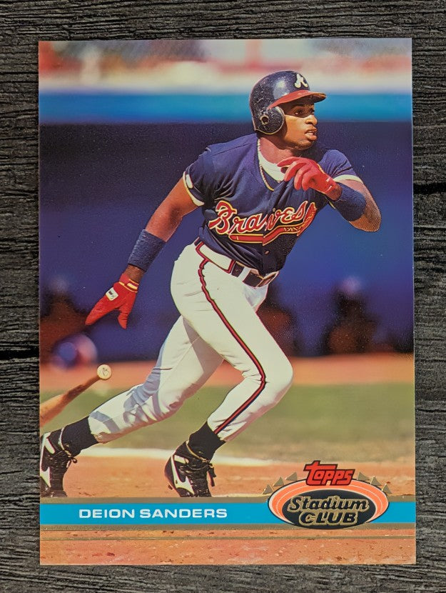 1991 Stadium Club #442 Deion Sanders