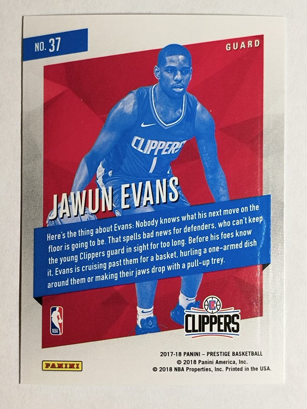 2017-18 Prestige Micro Etch Rookies #37 Jawun Evans