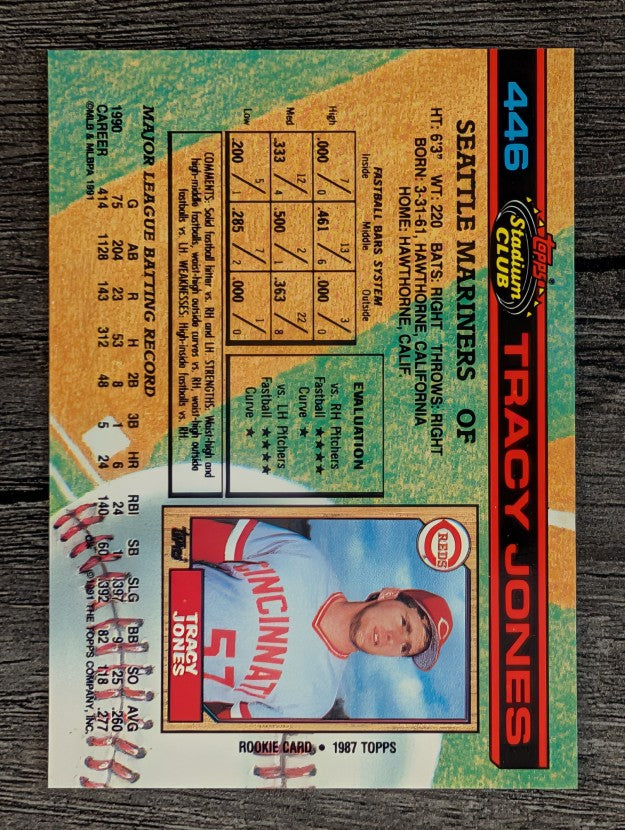 1991 Stadium Club #446 Tracy Jones