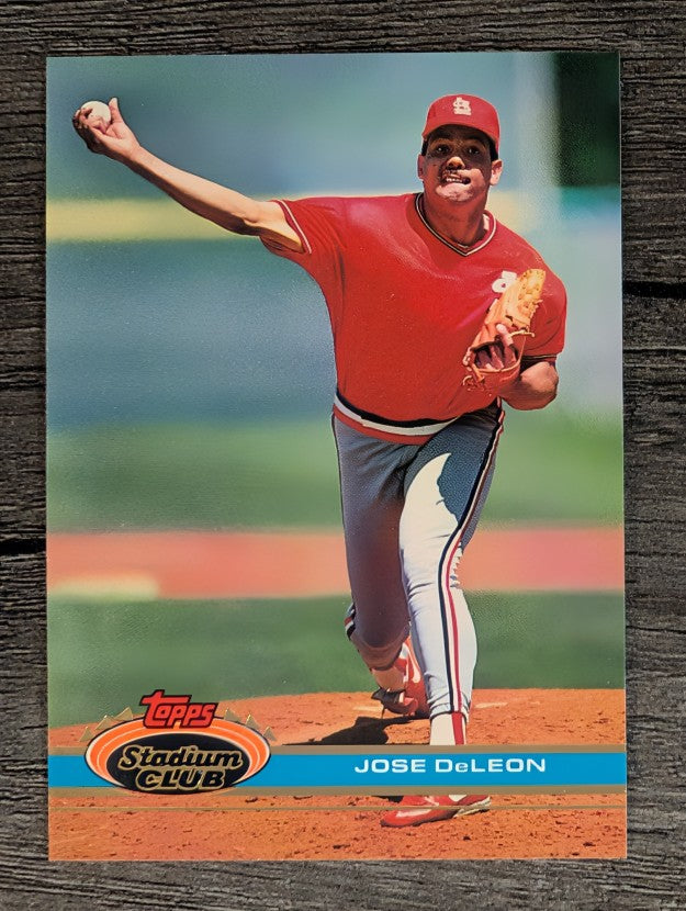 1991 Stadium Club #455 Jose DeLeon