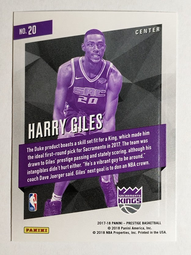 2017-18 Prestige Micro Etch Rookies #20 Harry Giles