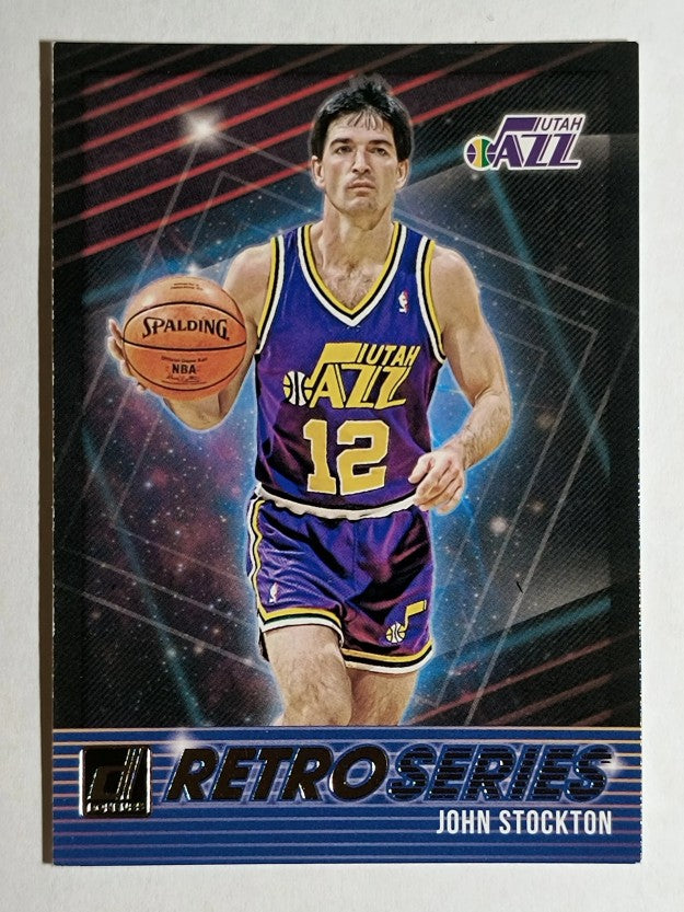 2018-19 Donruss Retro Series #4 John Stockton