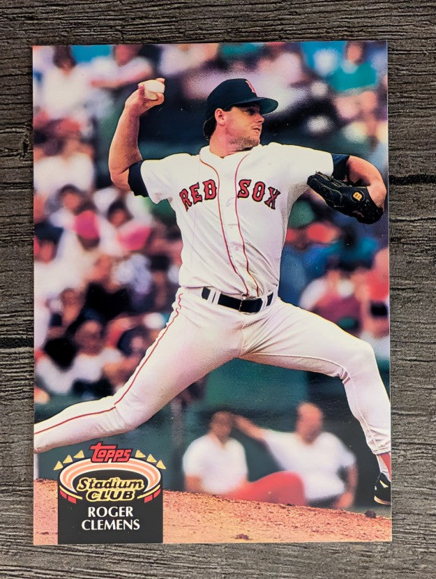 1992 Stadium Club #80 Roger Clemens