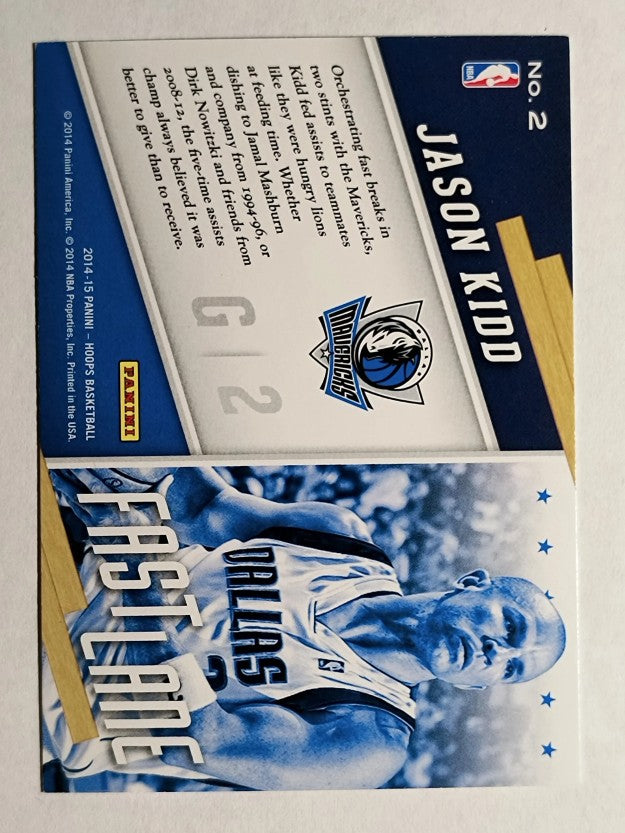 2014-15 Hoops Fast Lane #2 Jason Kidd