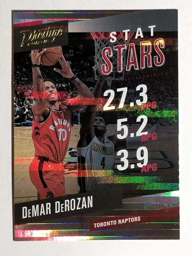2017-18 Prestige Stat Stars Horizon #4 DeMar DeRozan