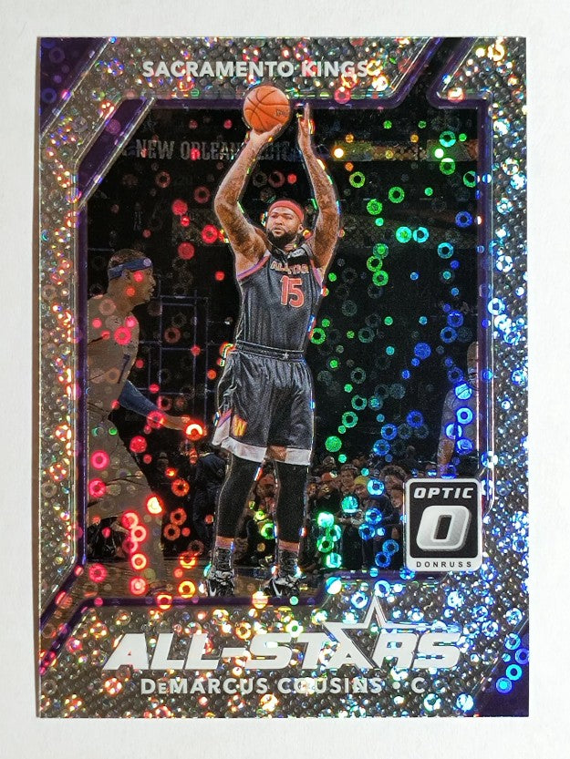 2017-18 Donruss Optic All Stars Fast Break Holo #7 DeMarcus Cousins