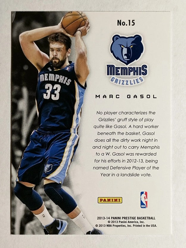 2013-14 Prestige Franchise Favorites #15 Marc Gasol