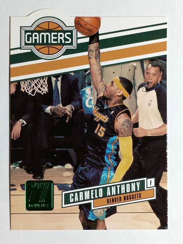 2010-11 Donruss Gamers Die Cuts Emerald #14 Carmelo Anthony