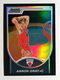 2007-08 Bowman Chrome Refractors Black #144 Aaron Gray