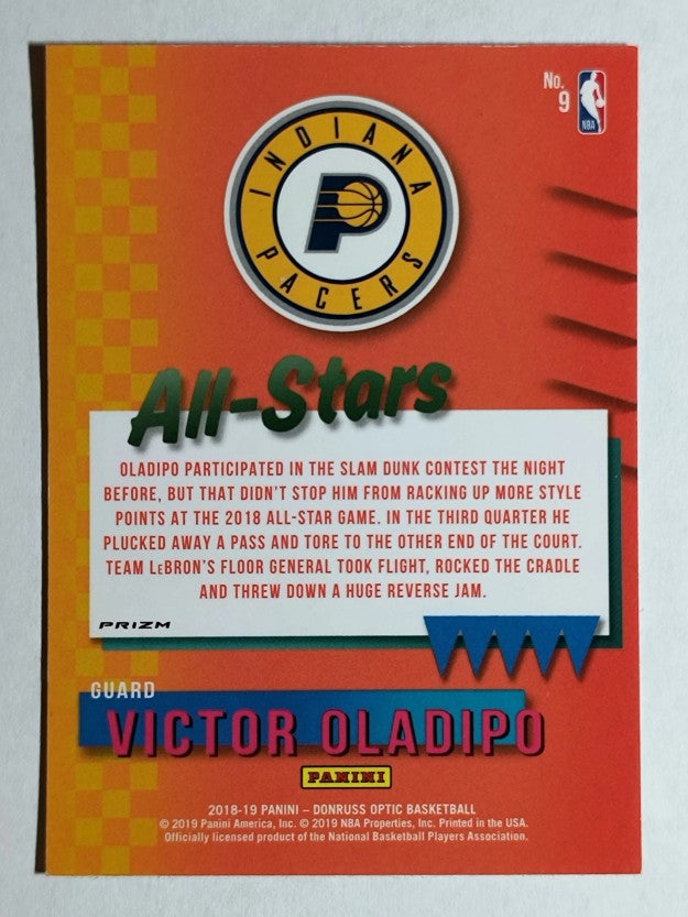 2018-19 Donruss Optic All Stars Holo #9 Victor Oladipo
