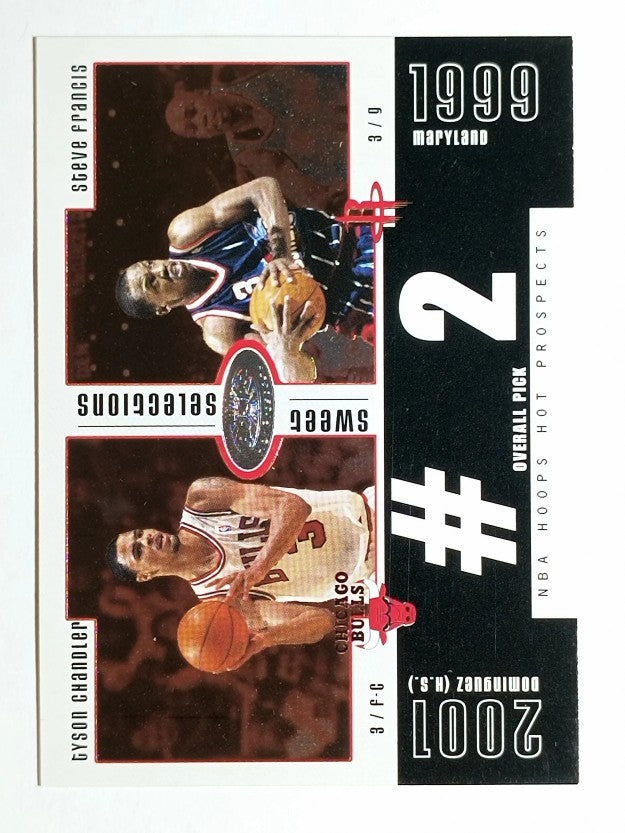 2003-04 Hoops Hot Prospects Sweet Selections #6 Tyson Chandler/Steve Francis