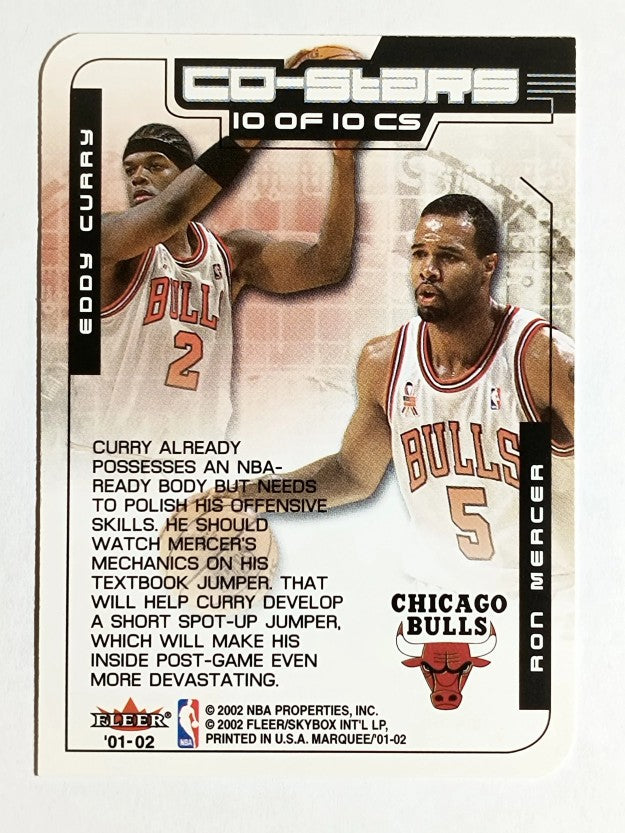 2001-02 Fleer Marquee Co-Stars #10 Ron Mercer/Eddie Curry
